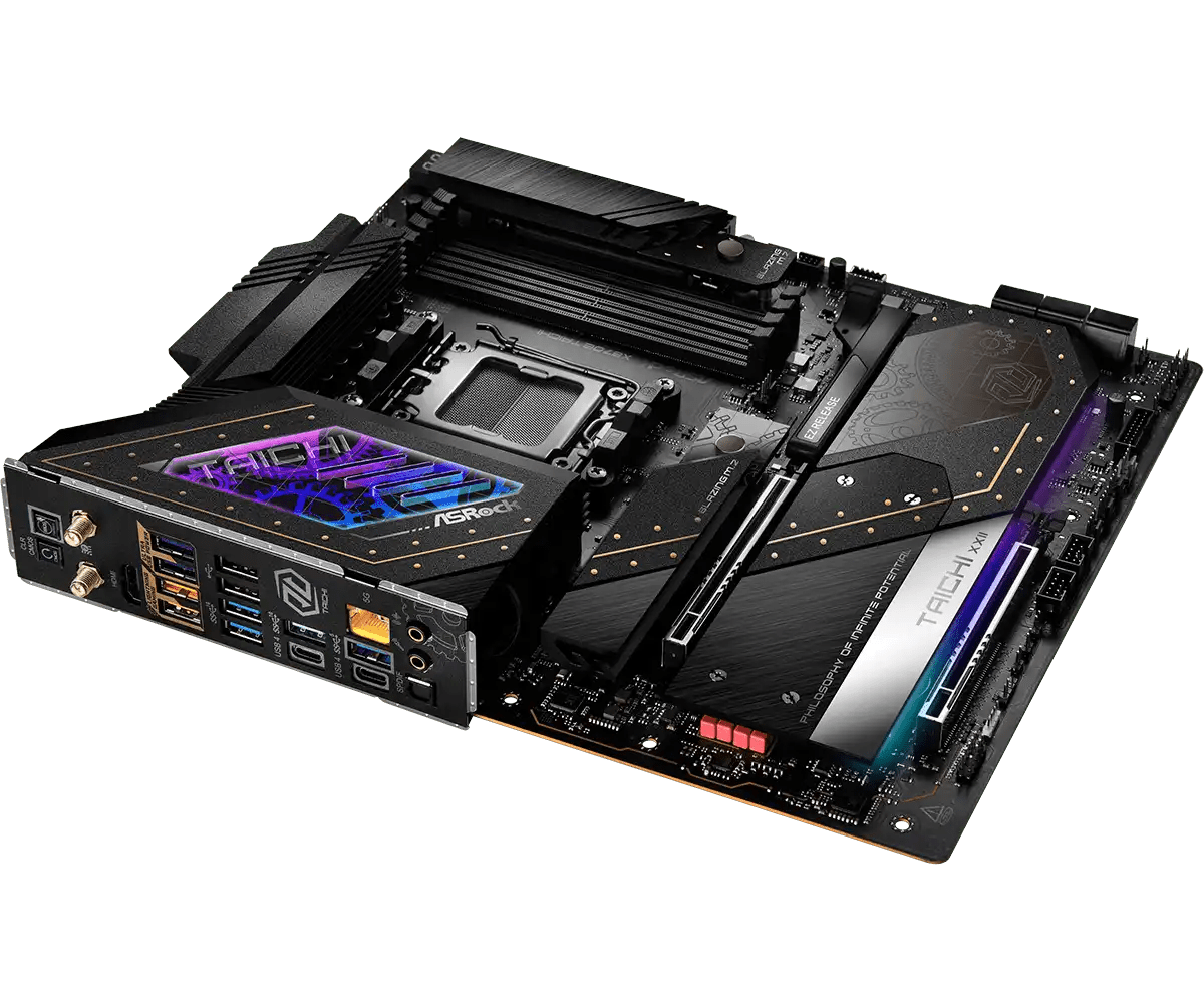 ASRock X870E Taichi AMD AM5 Socket Gaming Motherboard - Vektra Computers LLC ASRock X870E Taichi AMD AM5 Socket Gaming Motherboard - Vektra Computers LLC